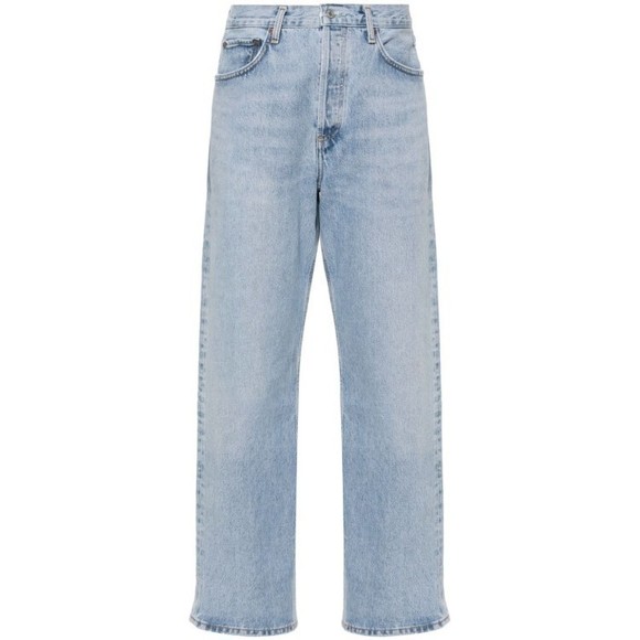 Agolde Fran Low-Rise Straight-Leg Jeans - NWT - Picture 1 of 6
